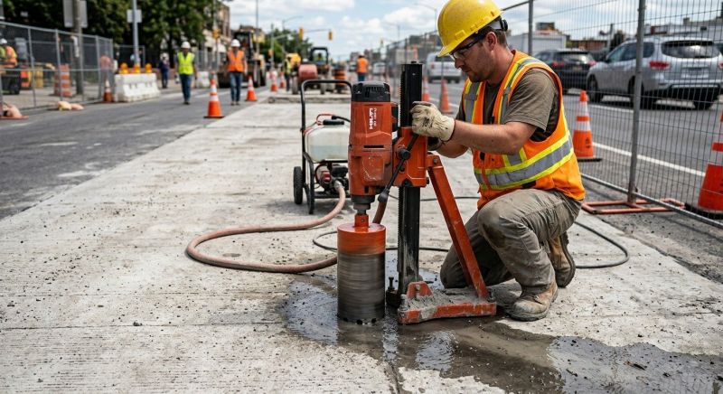 Pavement Drilling Service